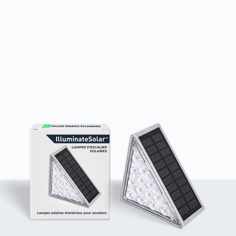 Lampes solaires d'extérieur pour escaliers