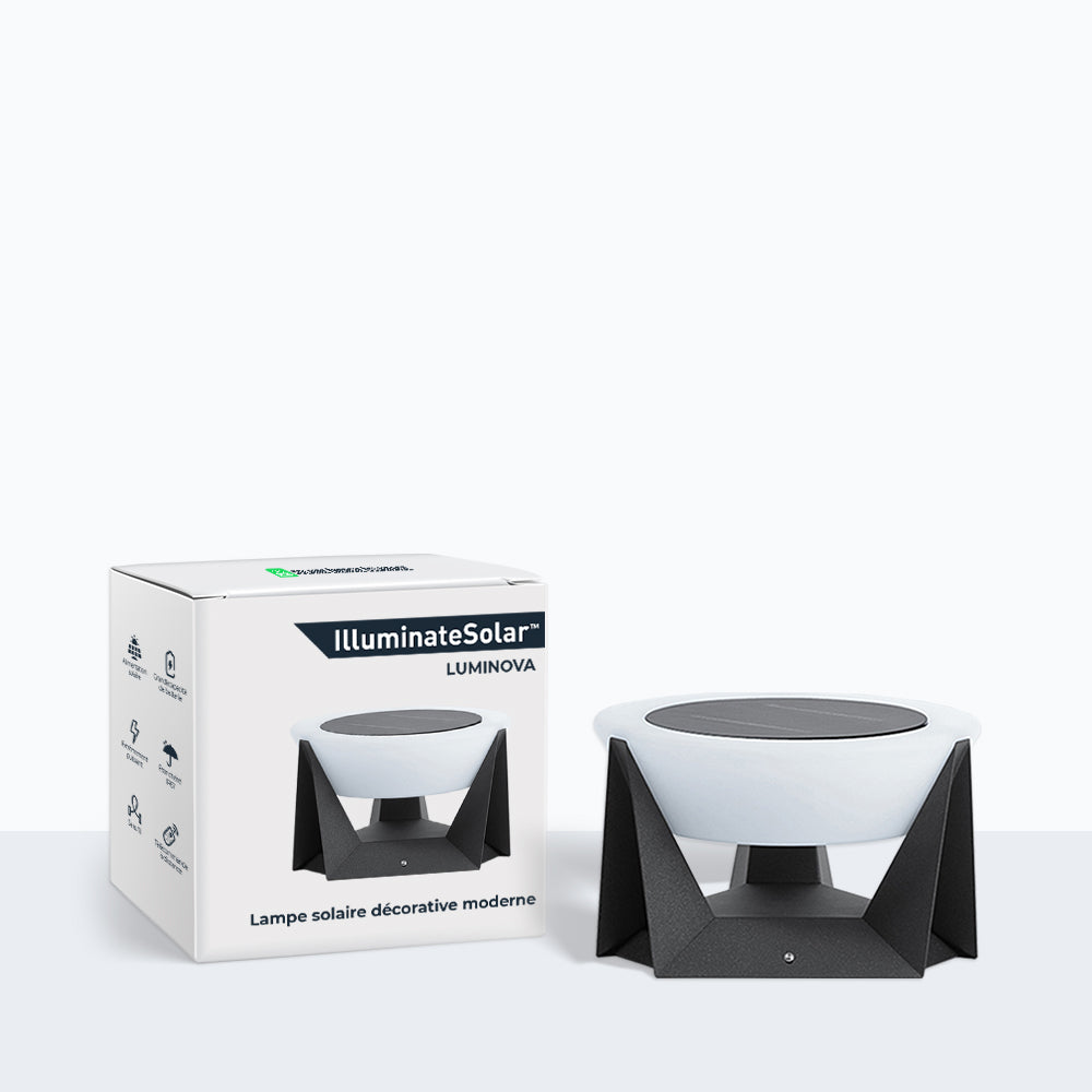 Luminova™- Lampe solaire décorative moderne