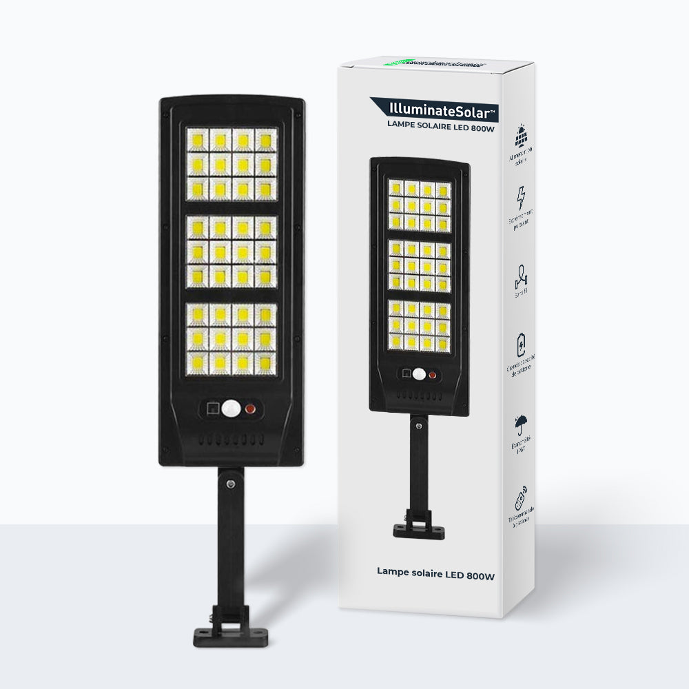 Lampe solaire à Led 800W