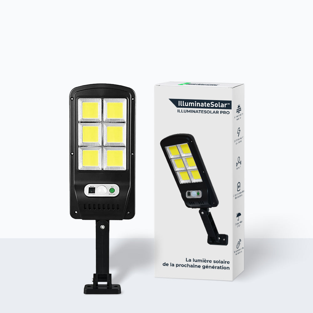 IlluminateSolar™- Le Lampadaire Ultra Lumineux à Énergie Solaire