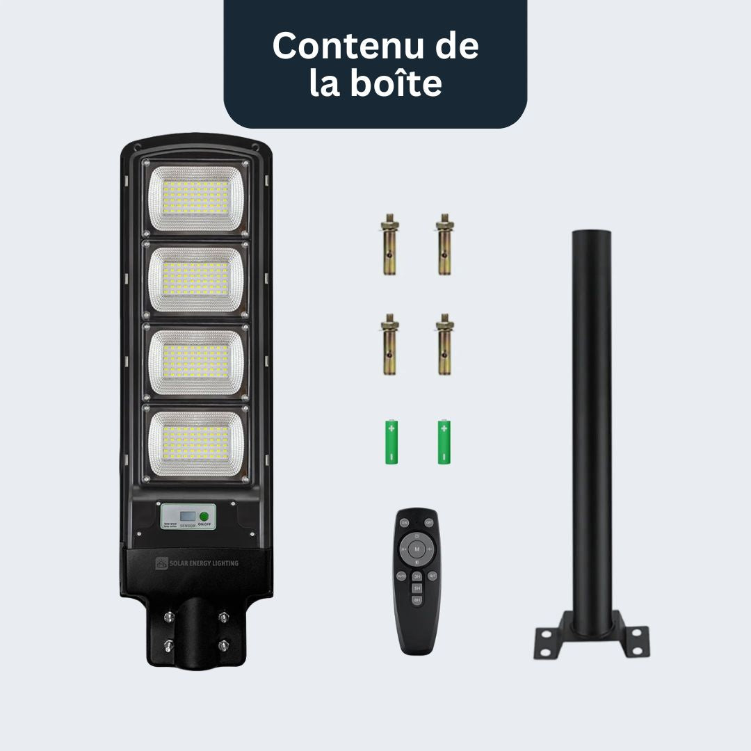 IlluminateSolarMega™ - 3 Lampes + 1 Gratuite Lampes Dolaires Ultra-Brillantes 450W/6500 Lumens