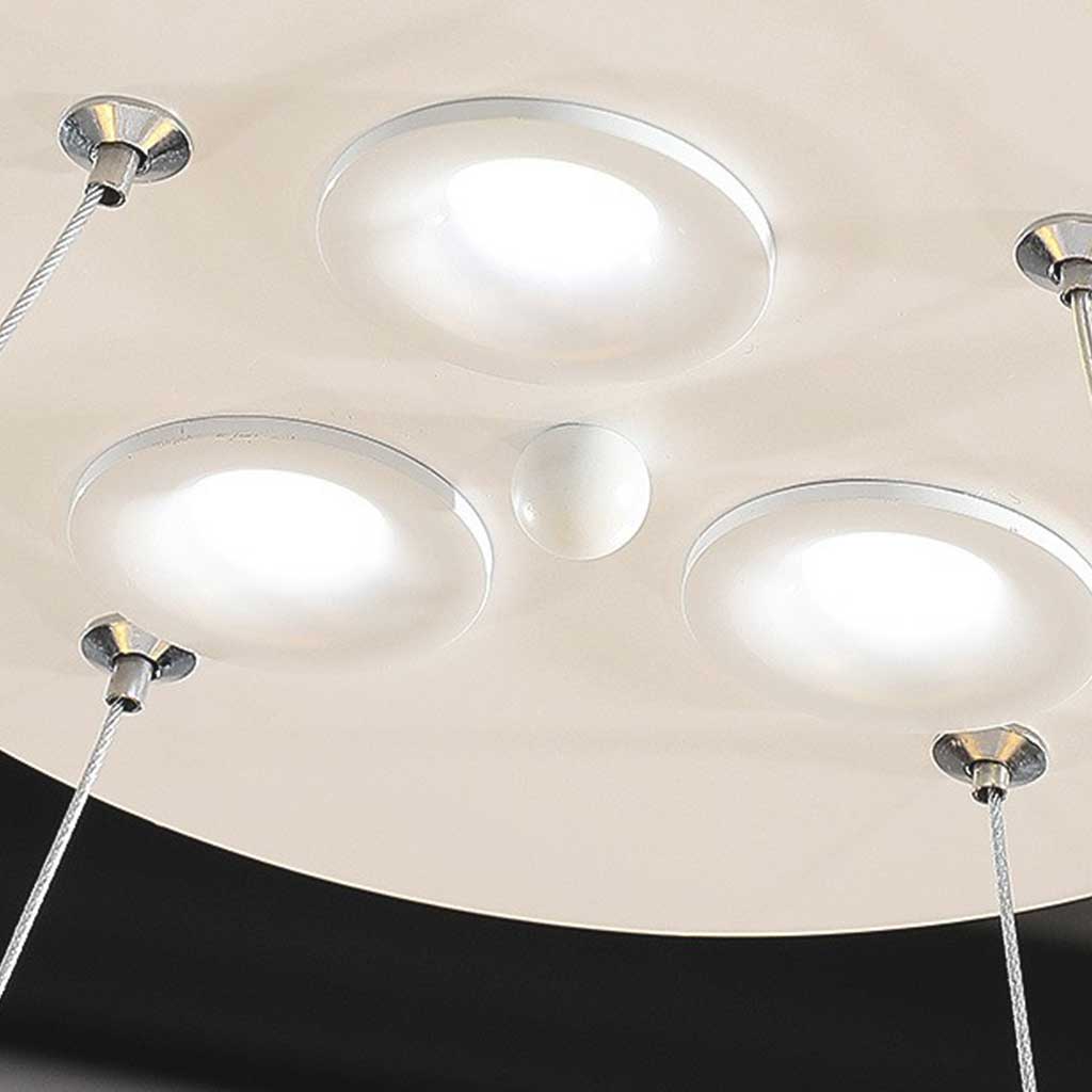 Feathra - Lampe pendante anneau plume
