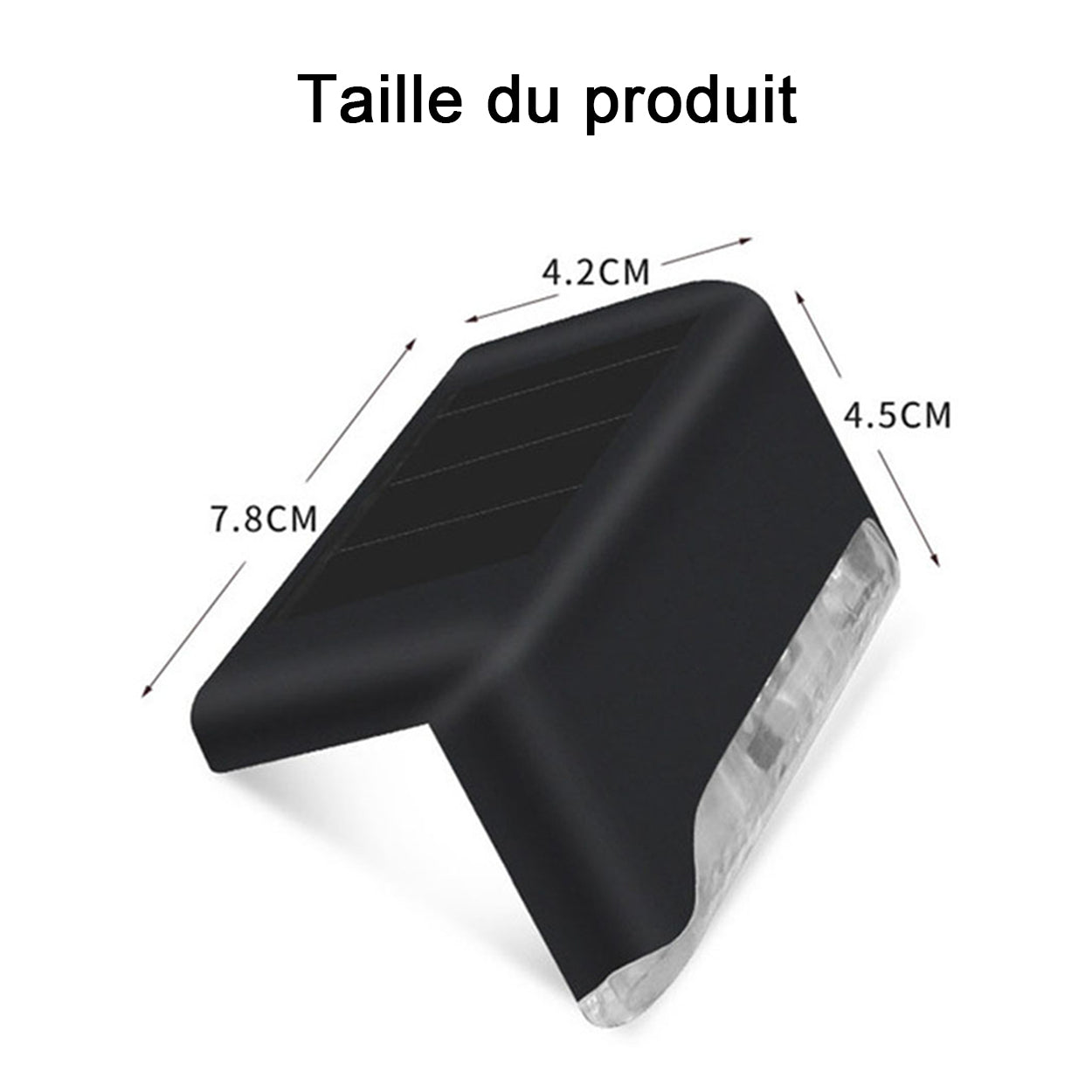 SolarBright™ - Lampes solaires LED pour clôtures et platelage