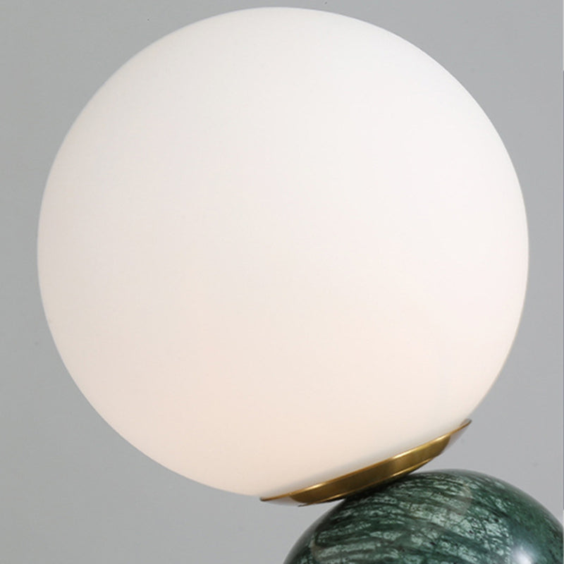 Globe - Lampe de table boule nordique moderne en verre