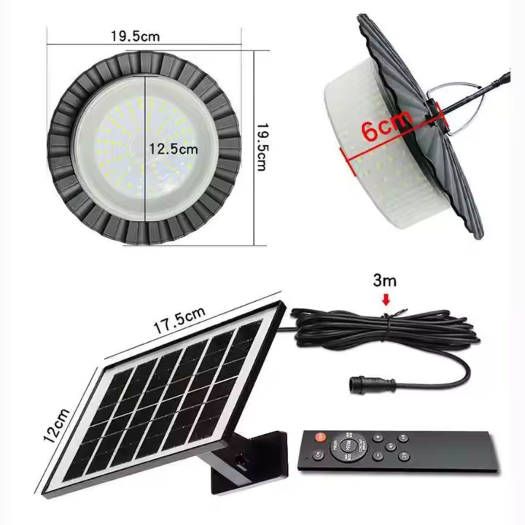 SunRay - Lampe solaire pour hangar et grange