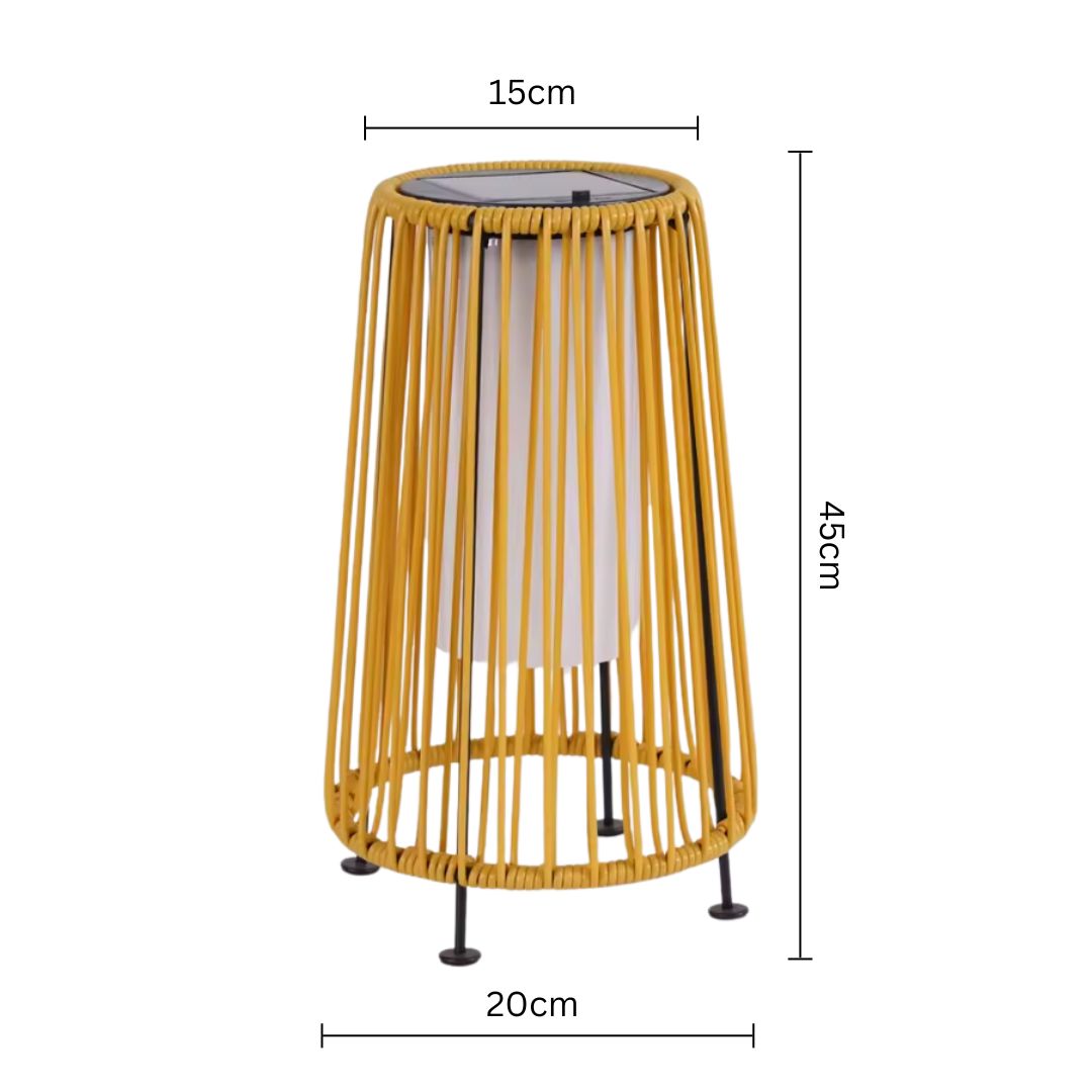 Lampadaire Solaro en rotin
