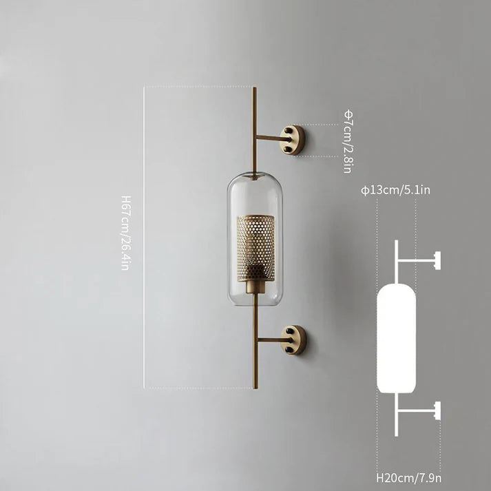 Aether - Applique moderne en verre