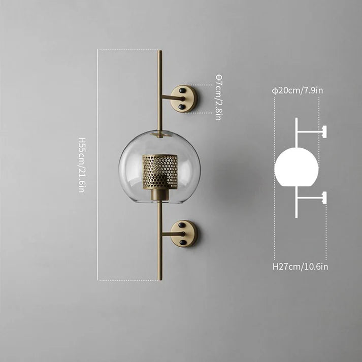 Aether - Applique moderne en verre