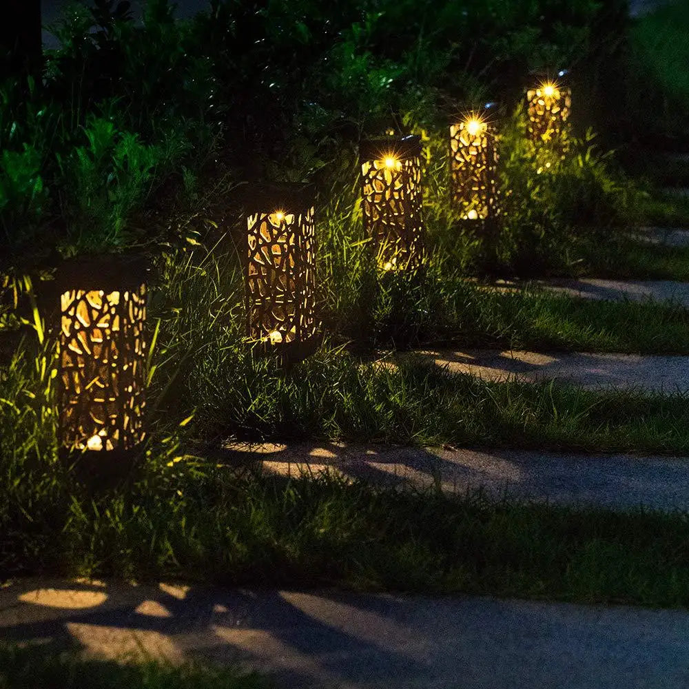 GardenGlow™ - Pack de lumières solaires décoratives (Pack de 4)