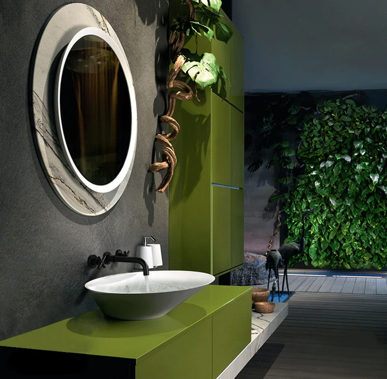 Cariatis - 360° Robinet de salle de bains à deux poignées