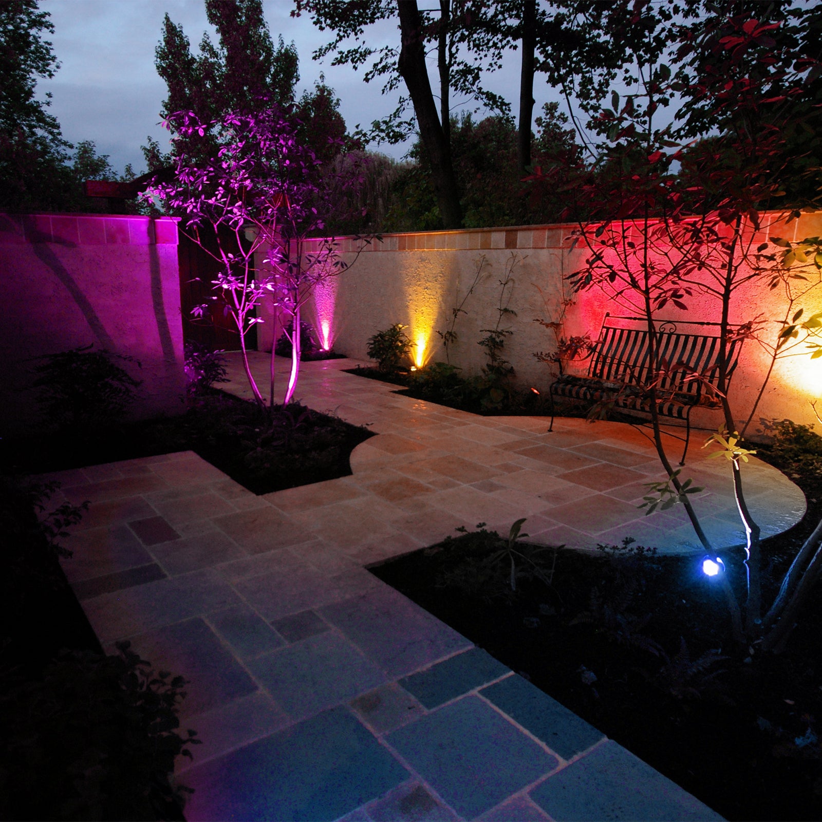 ColorSplash™- Projecteurs solaires RVB pour l'extérieur