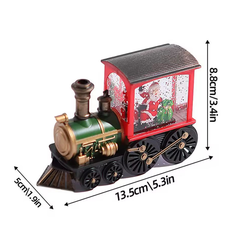 Train illuminé de Noël - lot de 2 (Vente de liquidation)