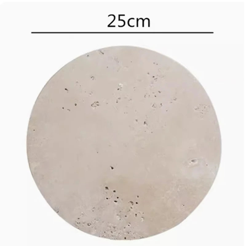 Plateau d’Exposition en Marbre Beige Naturel