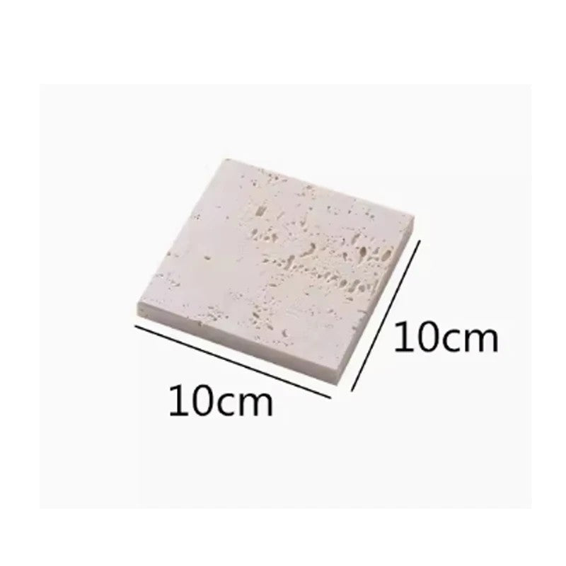 Plateau d’Exposition en Marbre Beige Naturel