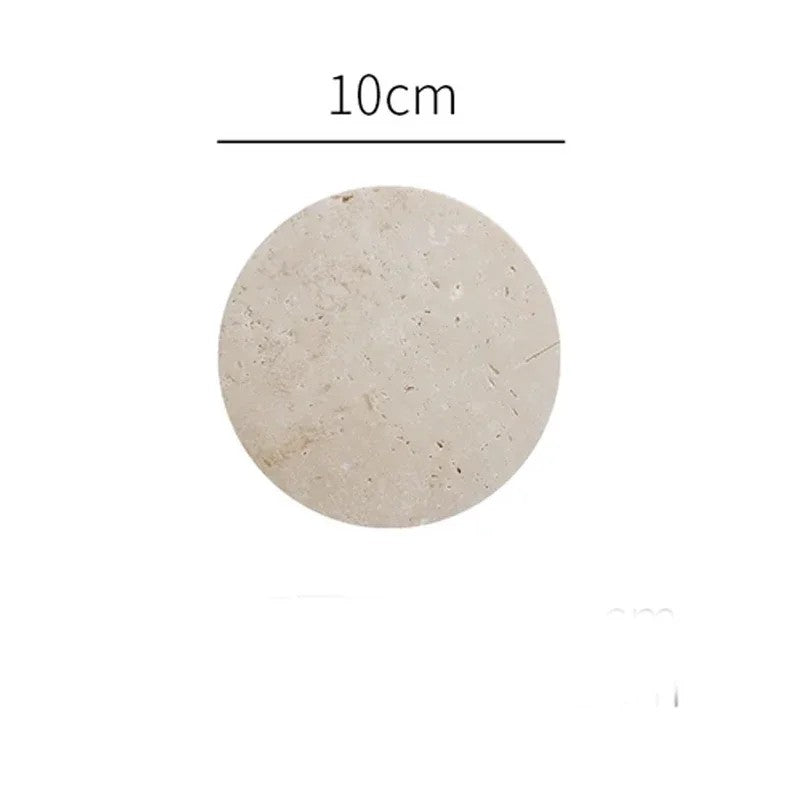 Plateau d’Exposition en Marbre Beige Naturel