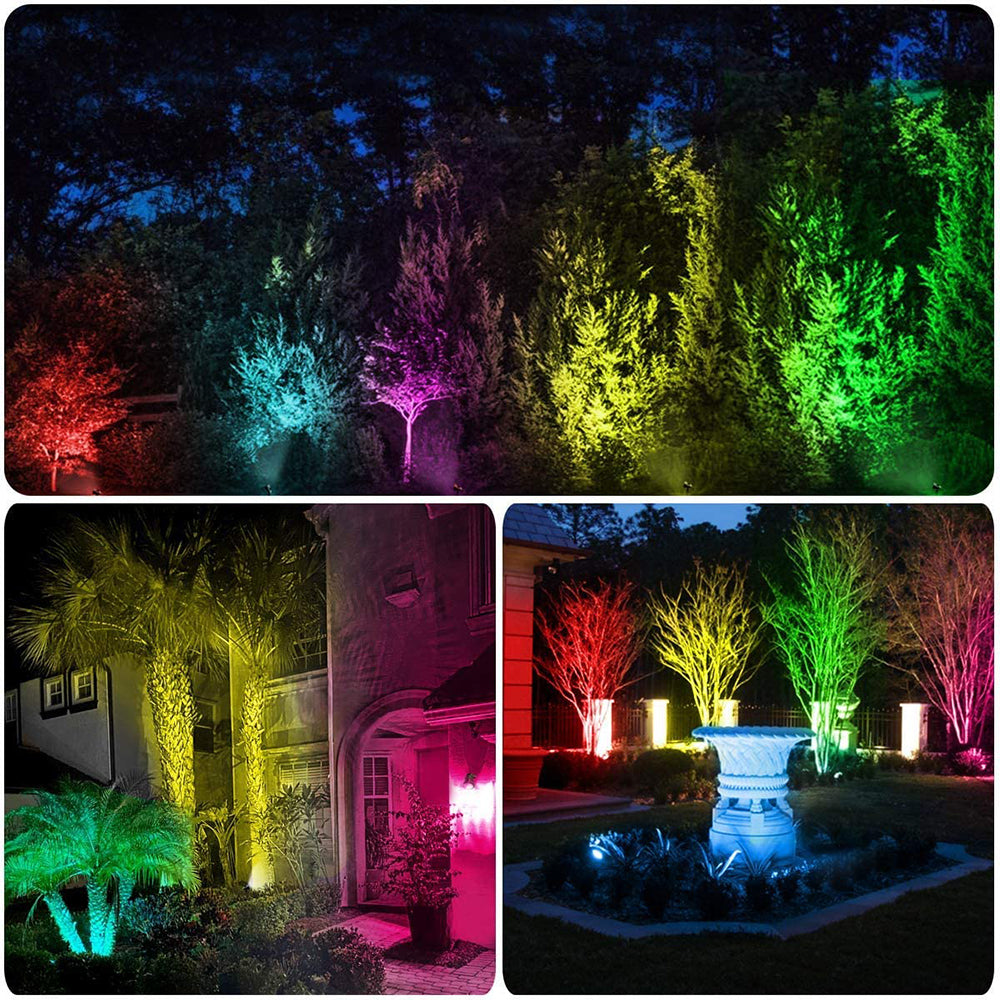 ColorSplash™- Projecteurs solaires RVB pour l'extérieur