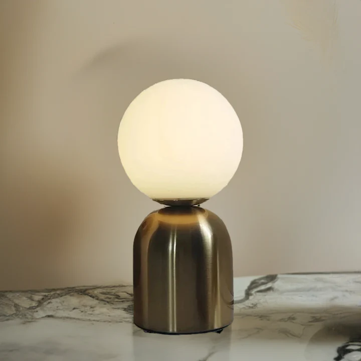 Orbis - Lampe de Table en Verre Nordique