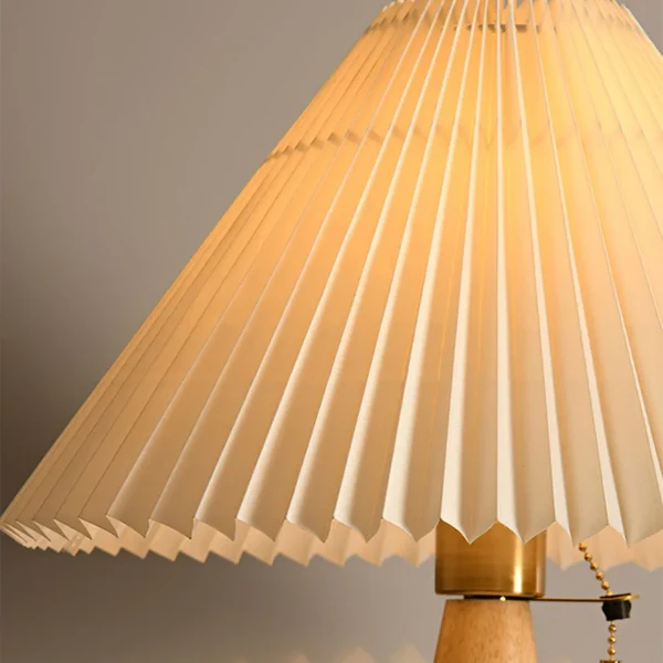 Silva - Lampe rétro japonaise en bois