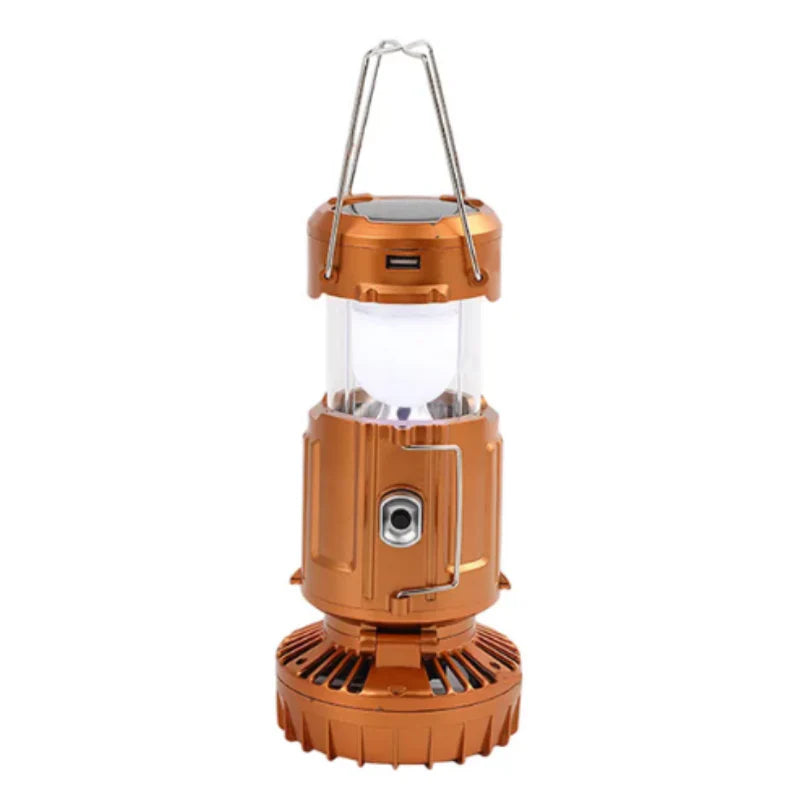 SolarBreeze - Lanterne Solaire avec Ventilateur