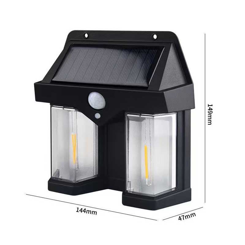 SuncrestDuo™ - Lampe solaire murale IP65