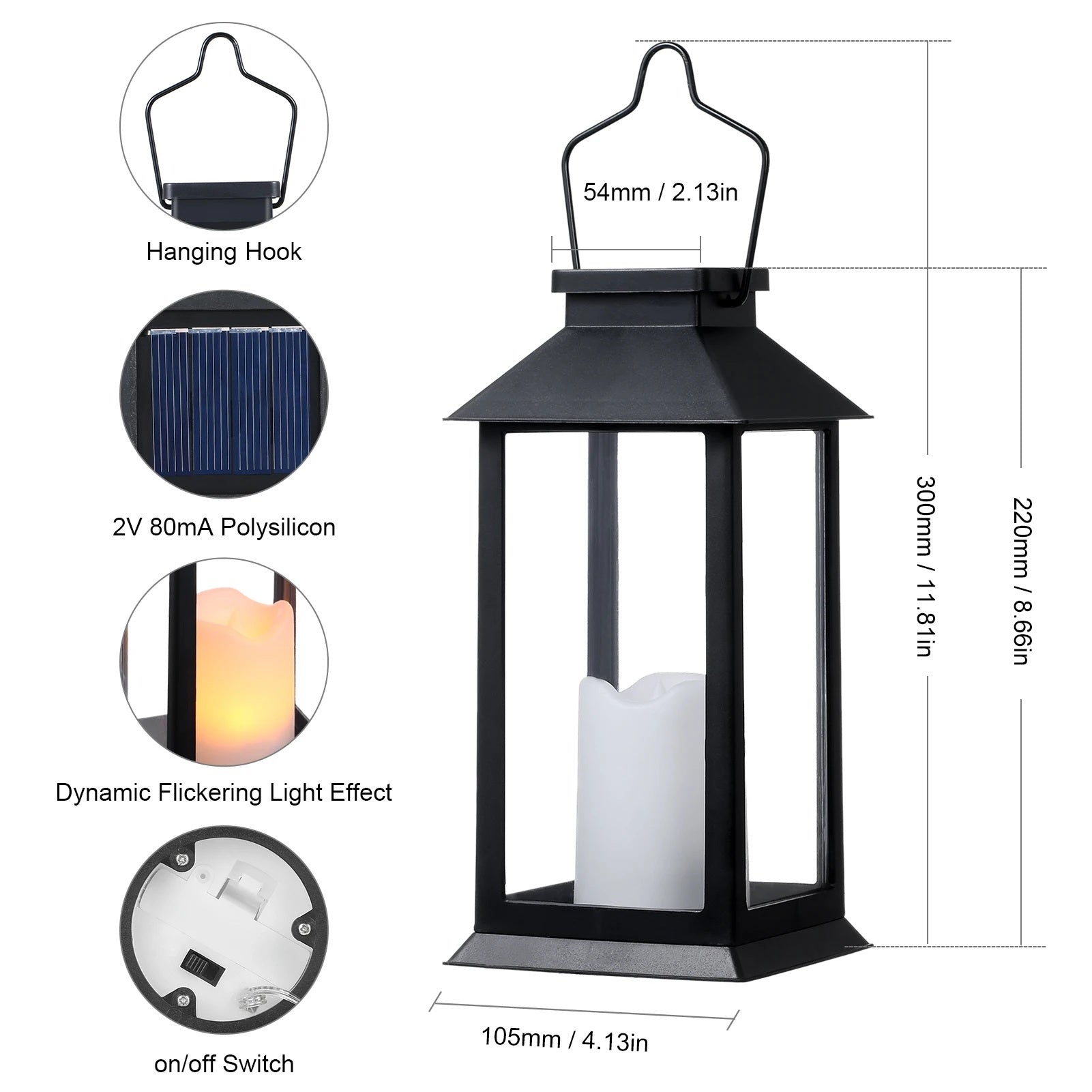 Nuvia – Lanterne Solaire (L)