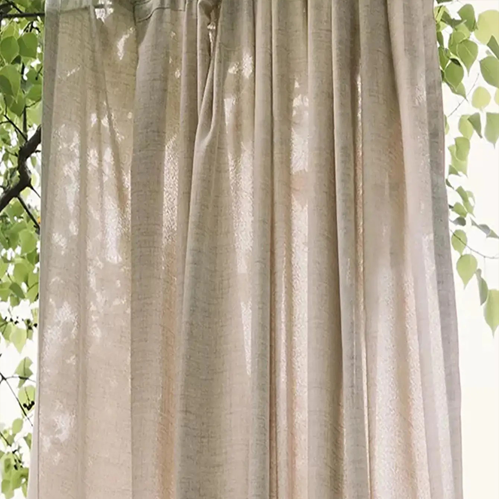 Rideaux en Coton et Lin Style Japonais