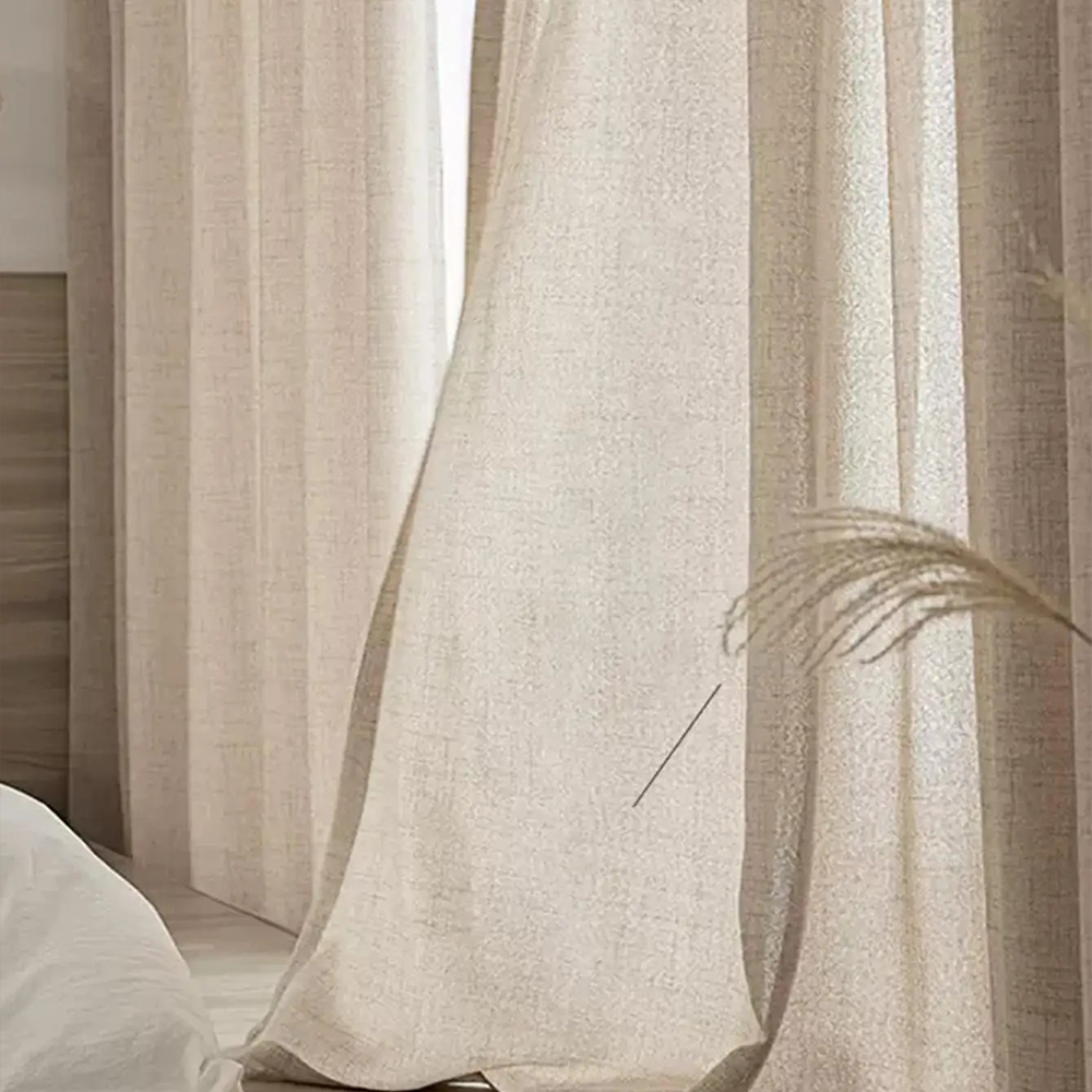 Rideaux en Coton et Lin Style Japonais