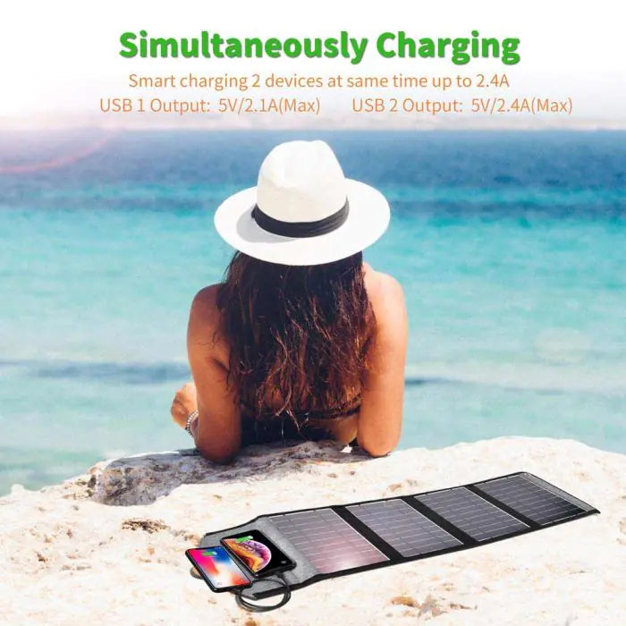 SunPort 21 – Chargeur Solaire Pliable USB