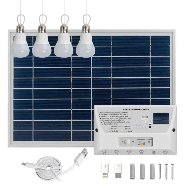 PowerGlow 6000 – Kit Solaire pour Abri de Jardin