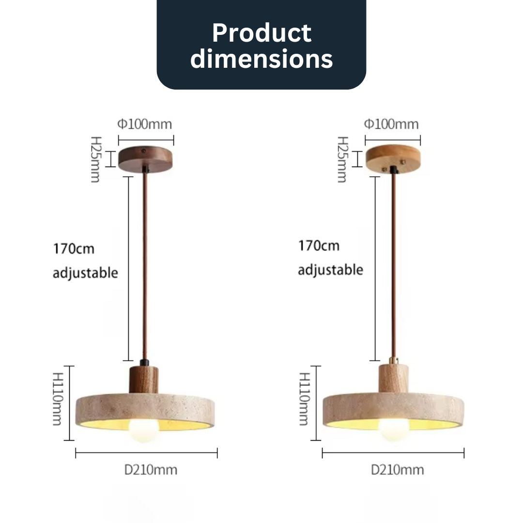 Semara - Lampe suspendue japonaise