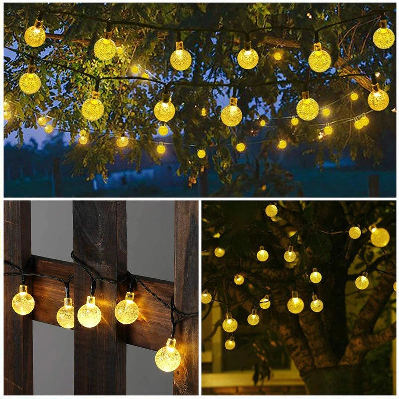 SolarFest™ – Guirlande solaire LED d’extérieur 5m–12m