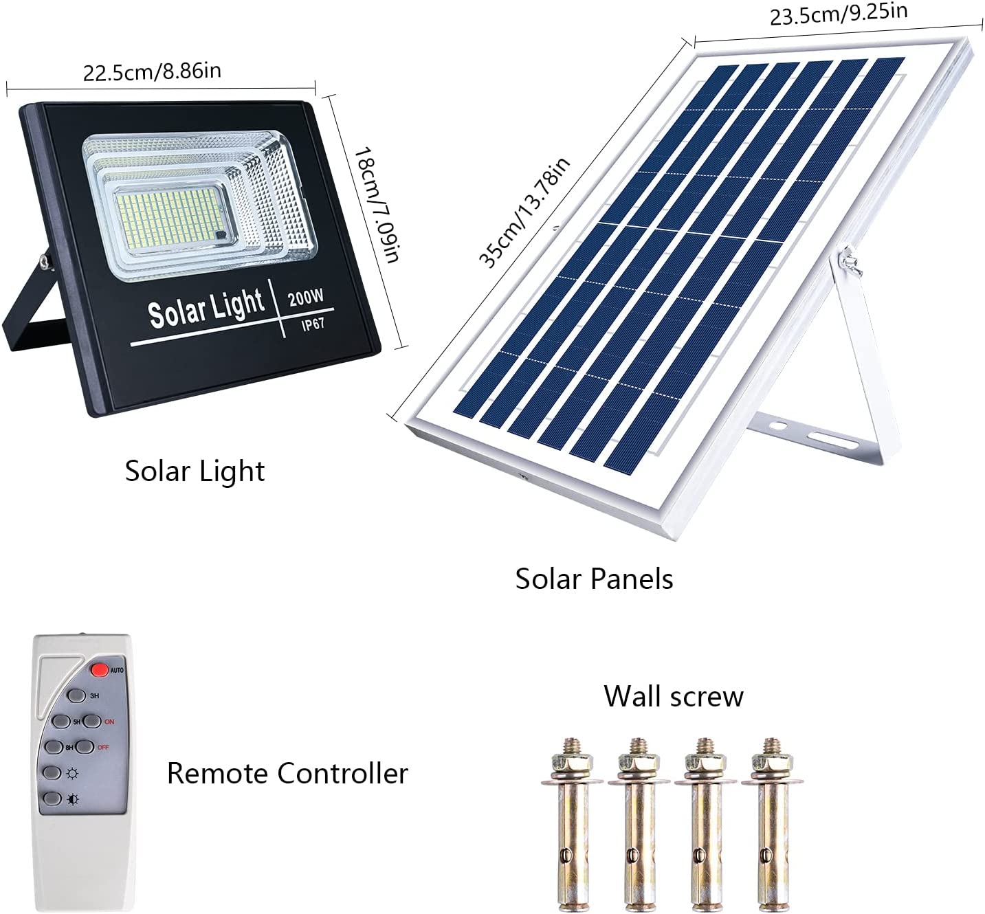150W Lumière D'inondation Solaire