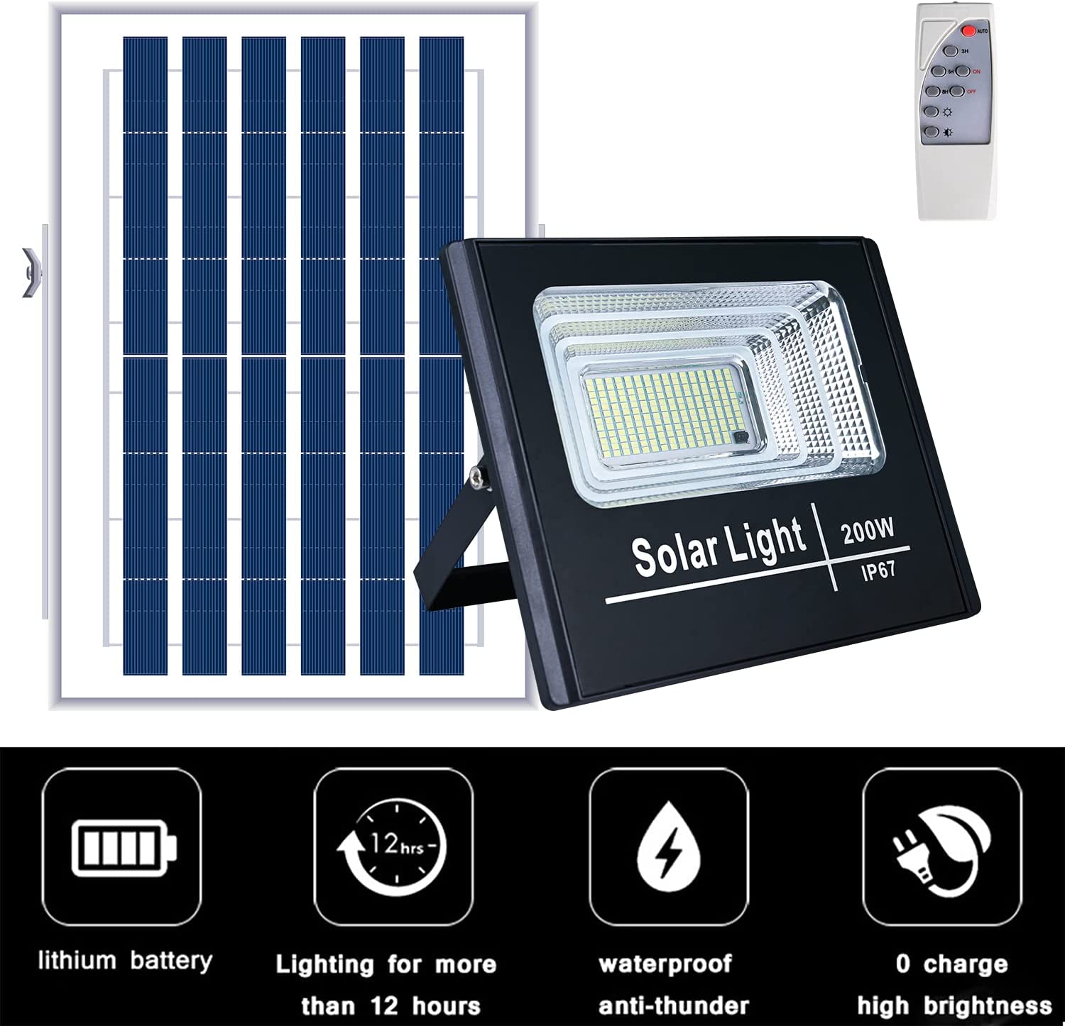 150W Lumière D'inondation Solaire