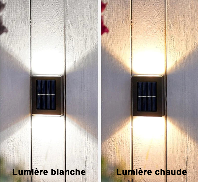 Haut&Bas™- Éclairage solaire mural à LED
