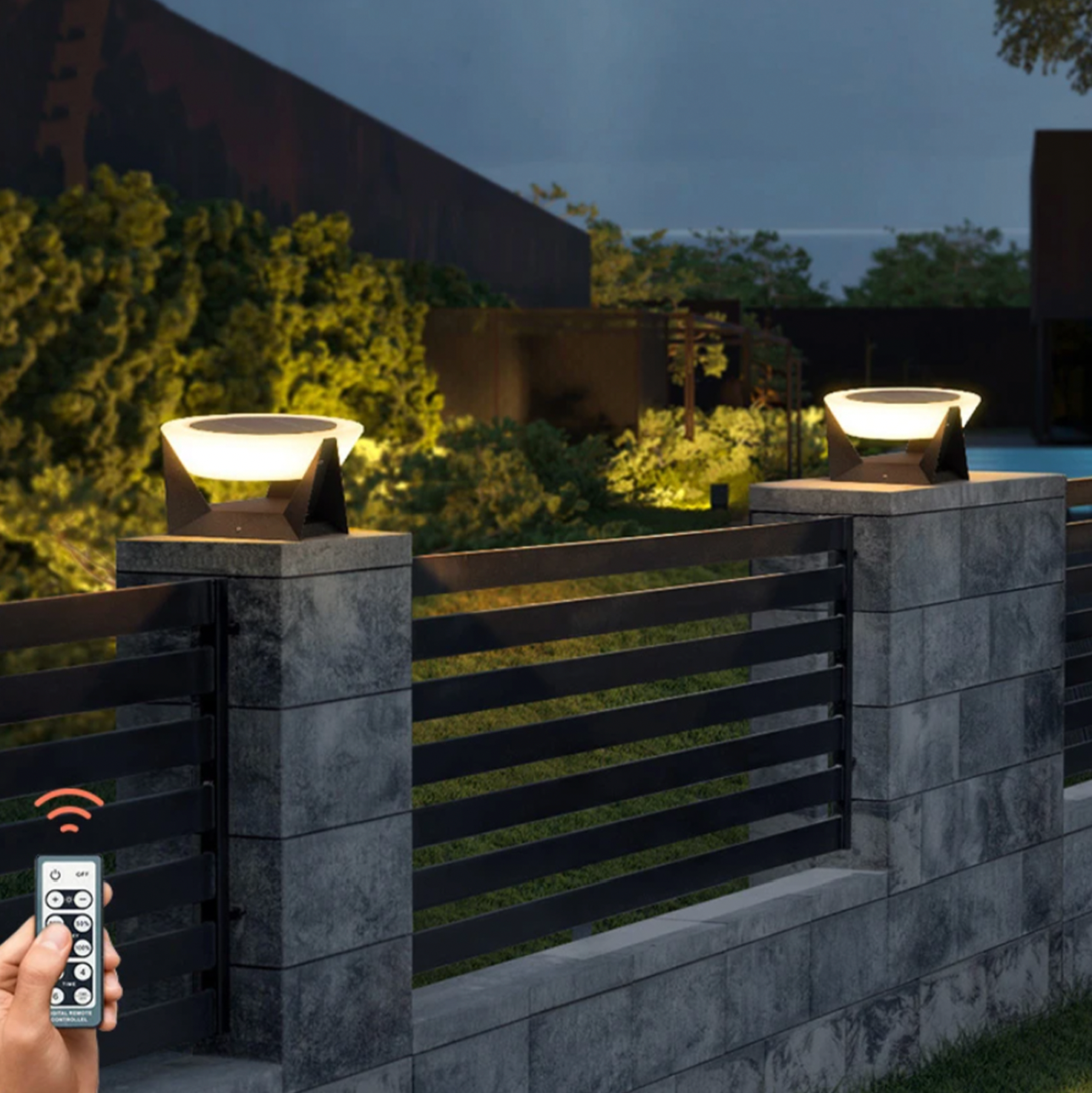 Luminova™- Lampe solaire décorative moderne