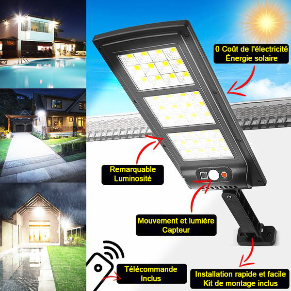 Lampe solaire à Led 800W