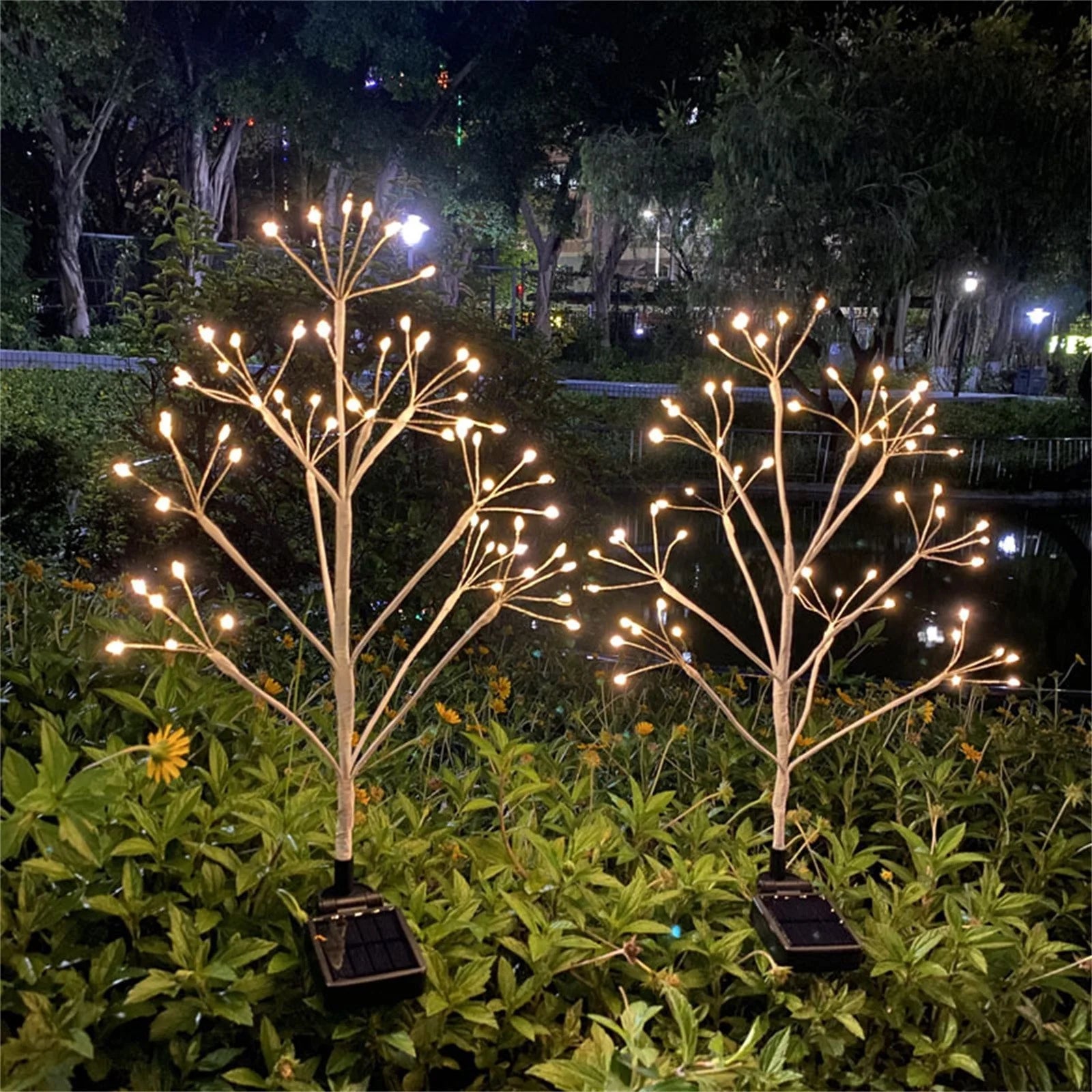GlowBurst Guirlande Solaire Branche
