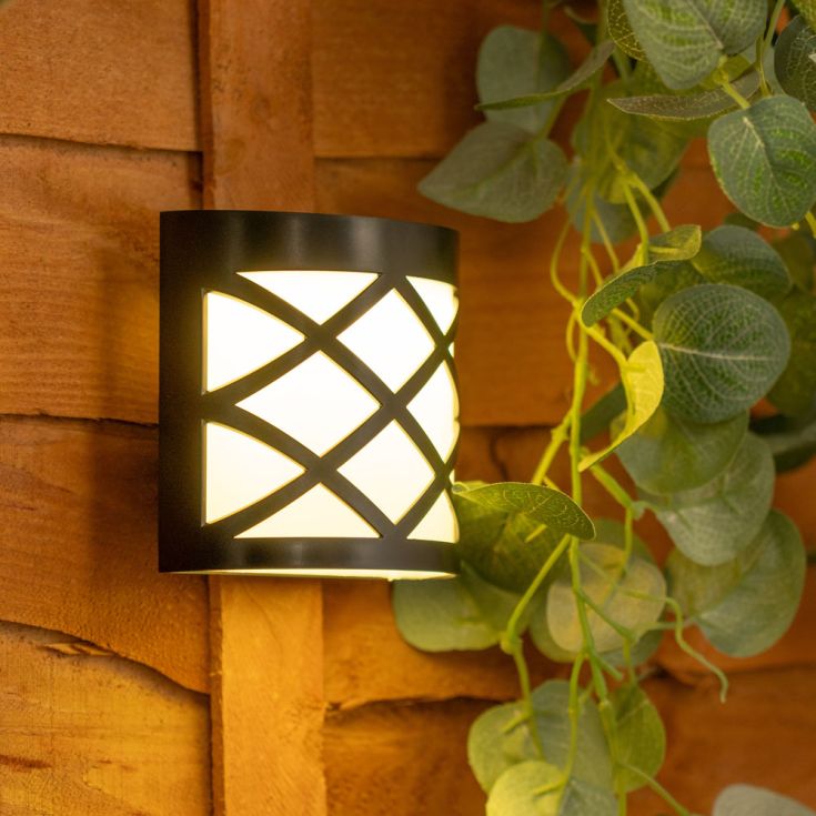 Noctura - Lampes solaires pour murs et clôtures (4 pièces)