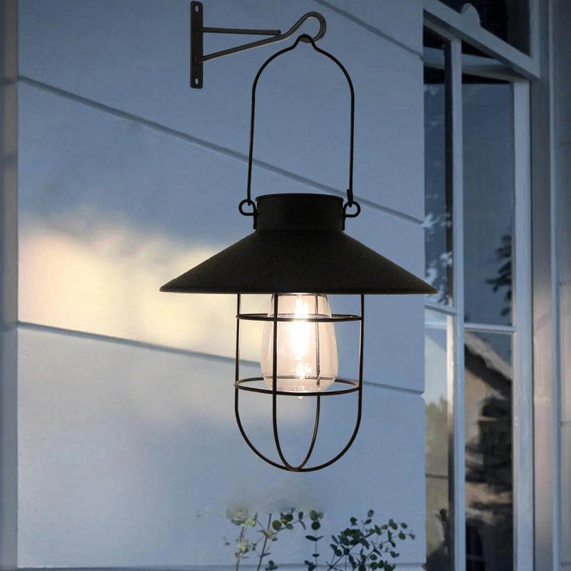 Agnes - Lampe Murale Solaire Métal Vintage