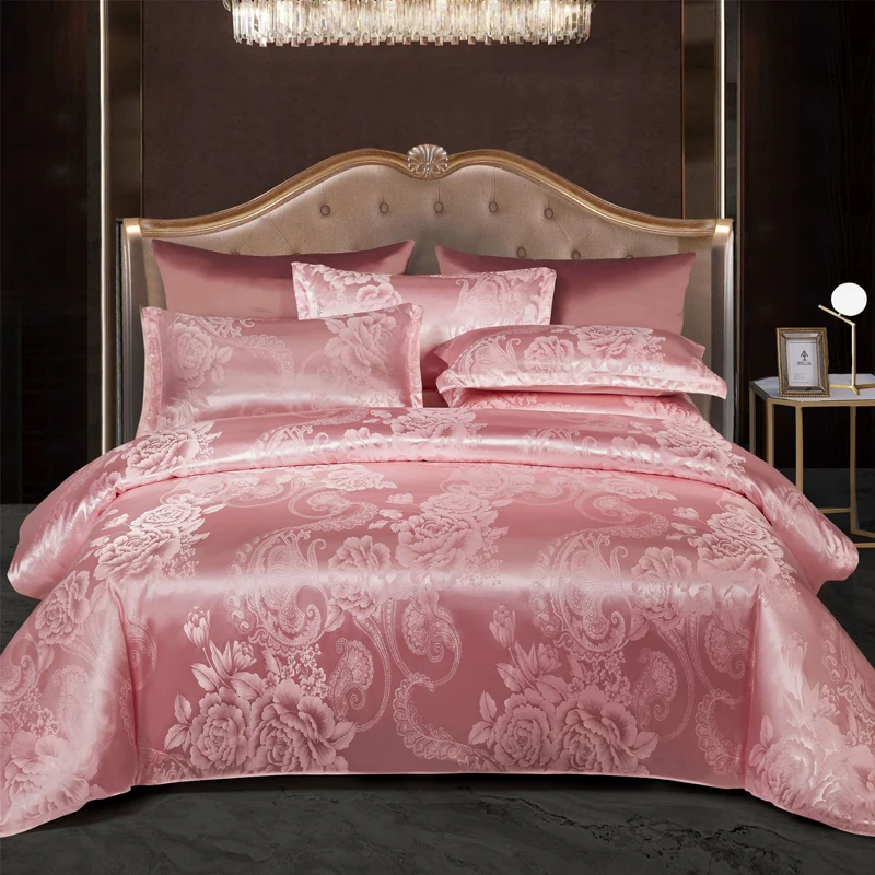 Valora - Ensemble de Housse de Couette en Satin Jacquard de Luxe