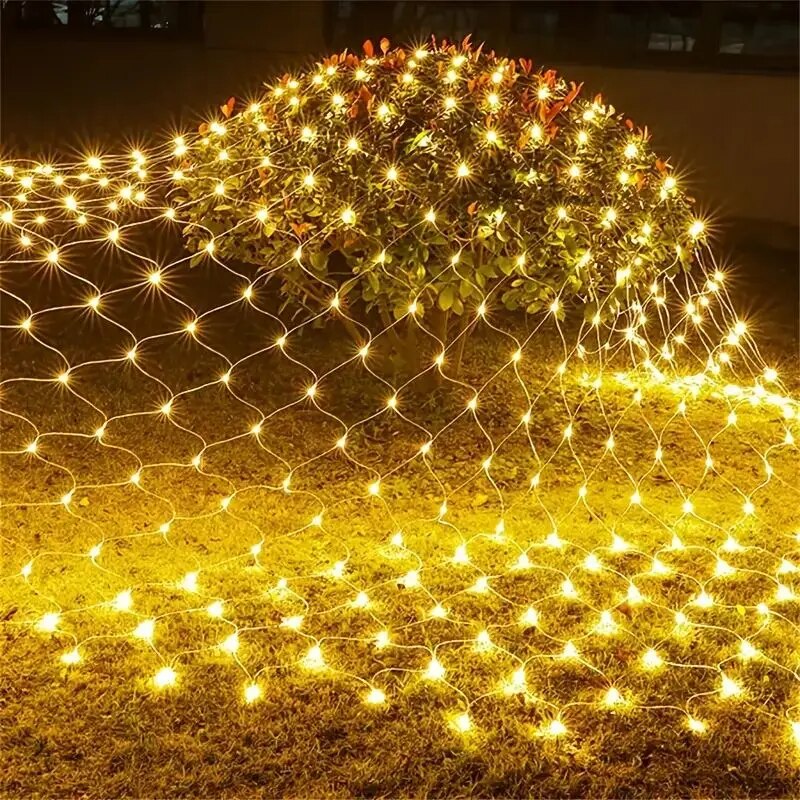 1.5 x 1.5m - 2.5 x 3.0m lampes solaires LED pour filet