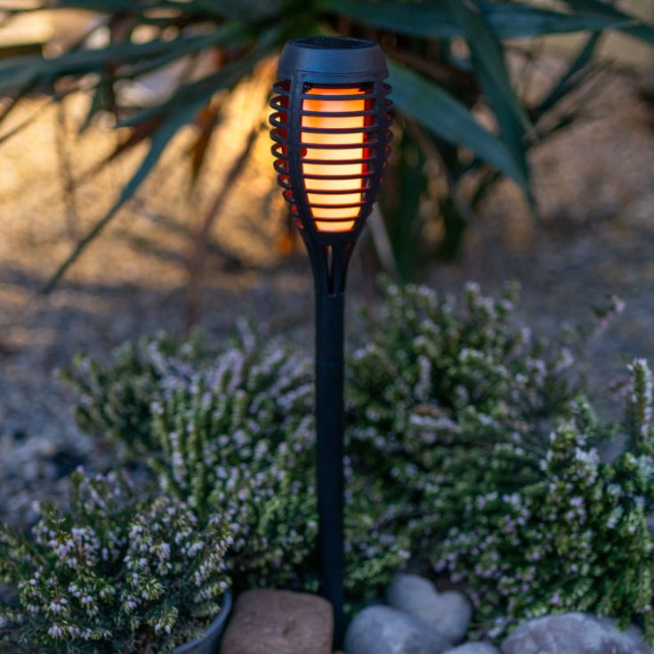 FlameGlow Stakes – Lot de 6 Torches Solaires