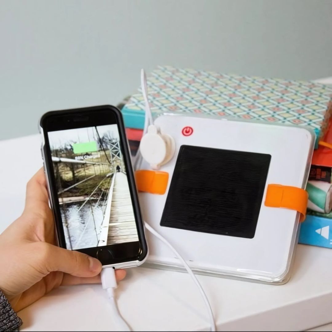 GlowUpGo - Lampe de recharge de téléphone 2-en-1