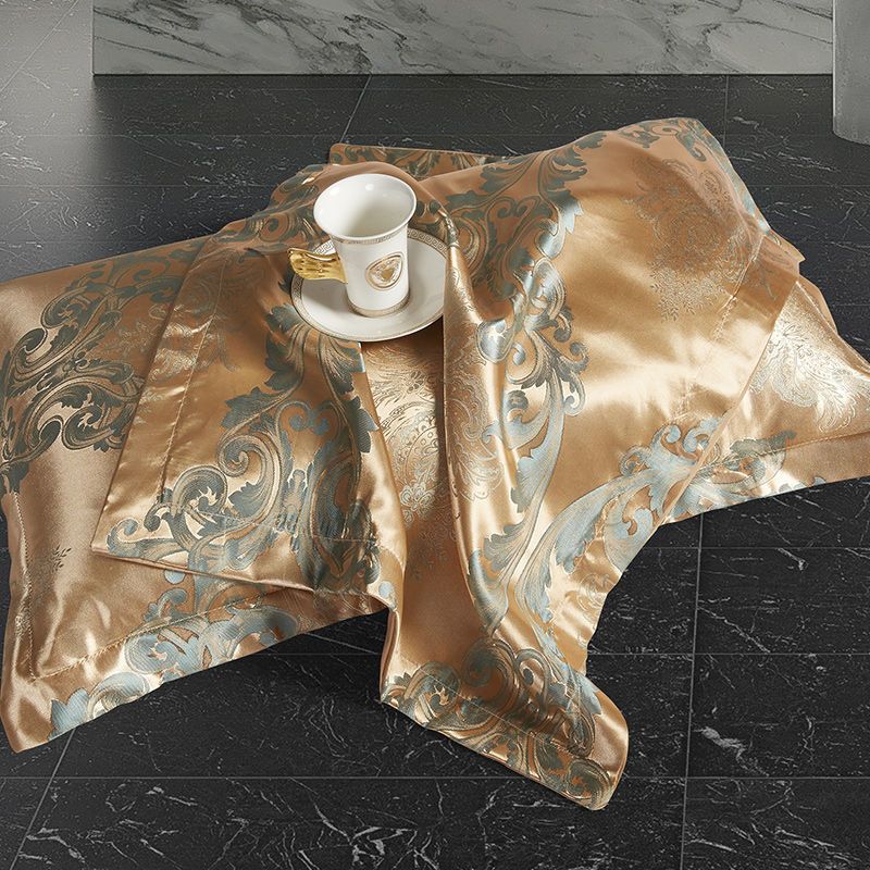 Valora - Ensemble de Housse de Couette en Satin Jacquard de Luxe