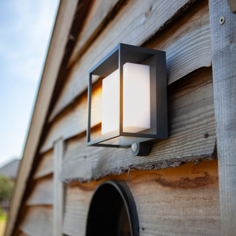 LightCage – Applique Solaire avec Détecteur PIR