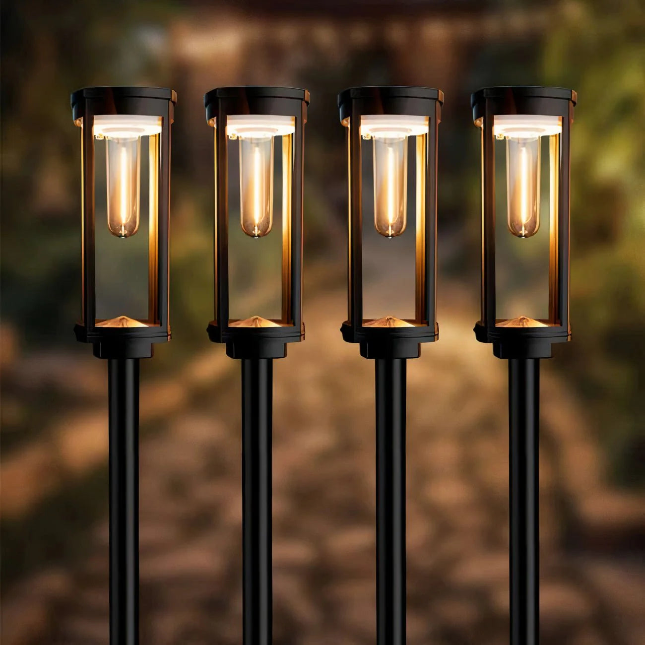 GlowMark - Lampe LED solaire pour allées