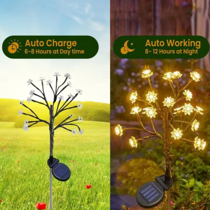 BloomLight - Lampes solaires décoratives pour le jardin