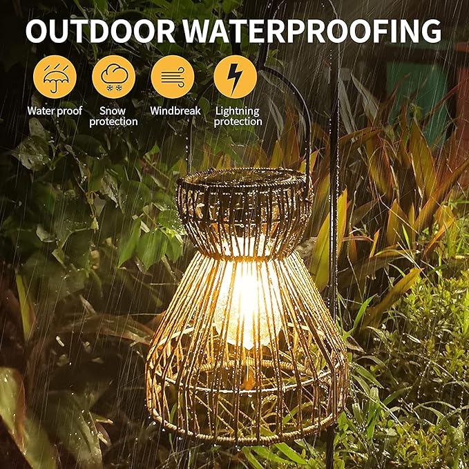 Lanterra - Lampe de patio solaire décorative