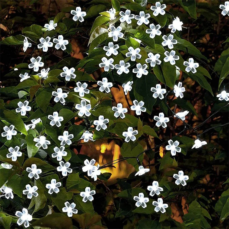 StringFlowers™ - Fleurs d'extérieur à énergie solaire