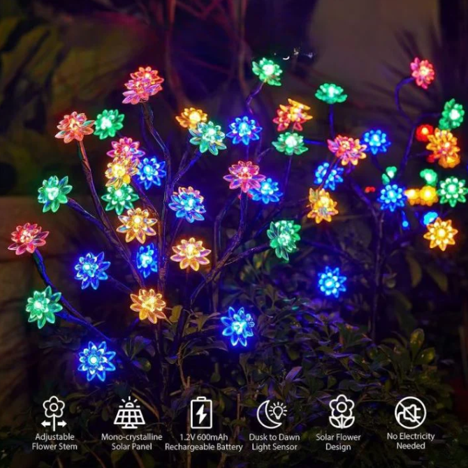 BloomLight - Lampes solaires décoratives pour le jardin
